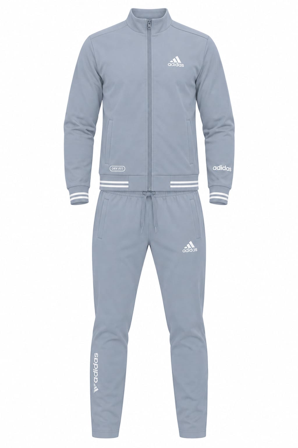 Addidas Full Zip Tracksuit Set-Unisex