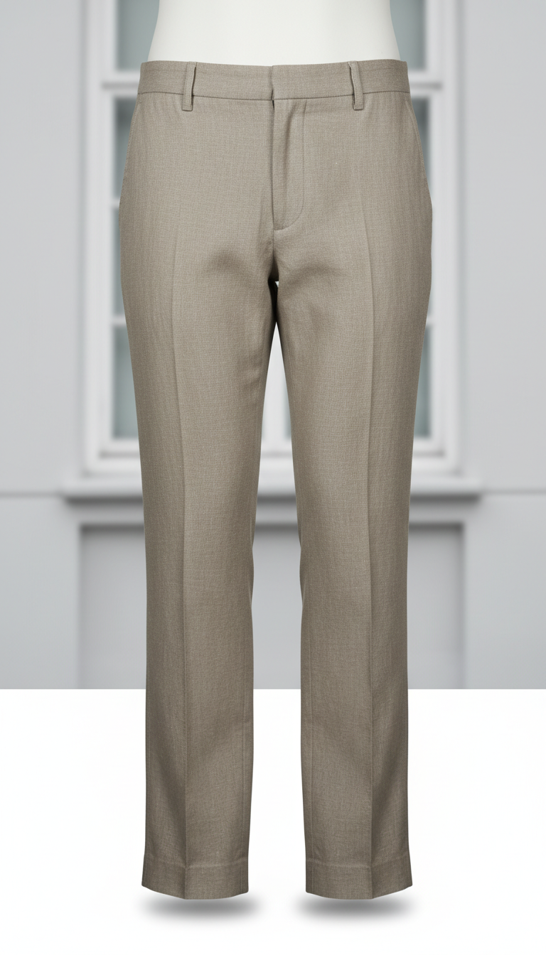 Sand Taupe Linen Trousers