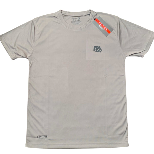 Prada Grey Dry Fit T-Shirt