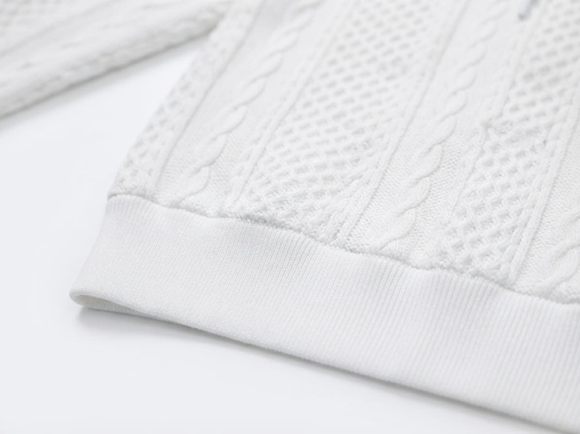 White Heavyweight Pullover Hoodie
