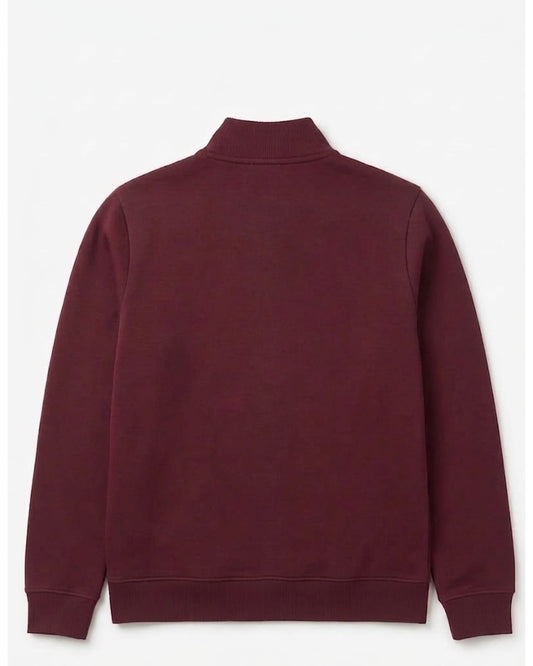 Lacoste Mock Neck Zipper