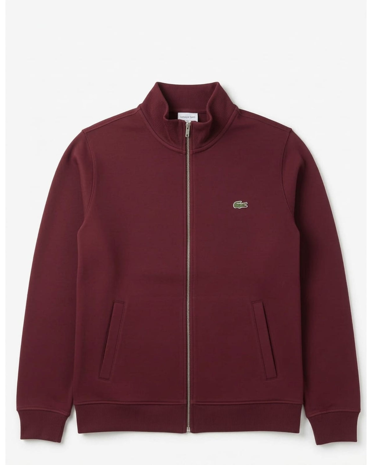 Lacoste Mock Neck Zipper