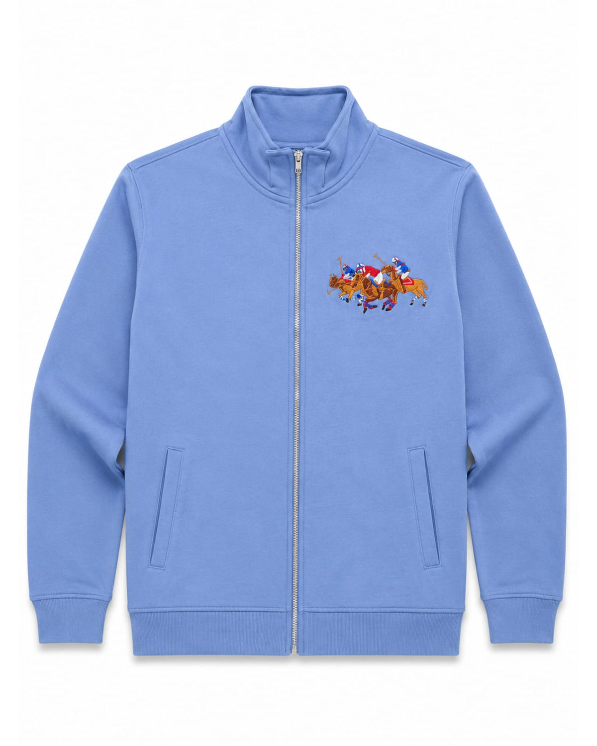 Premium Polo Mock Neck Zipper