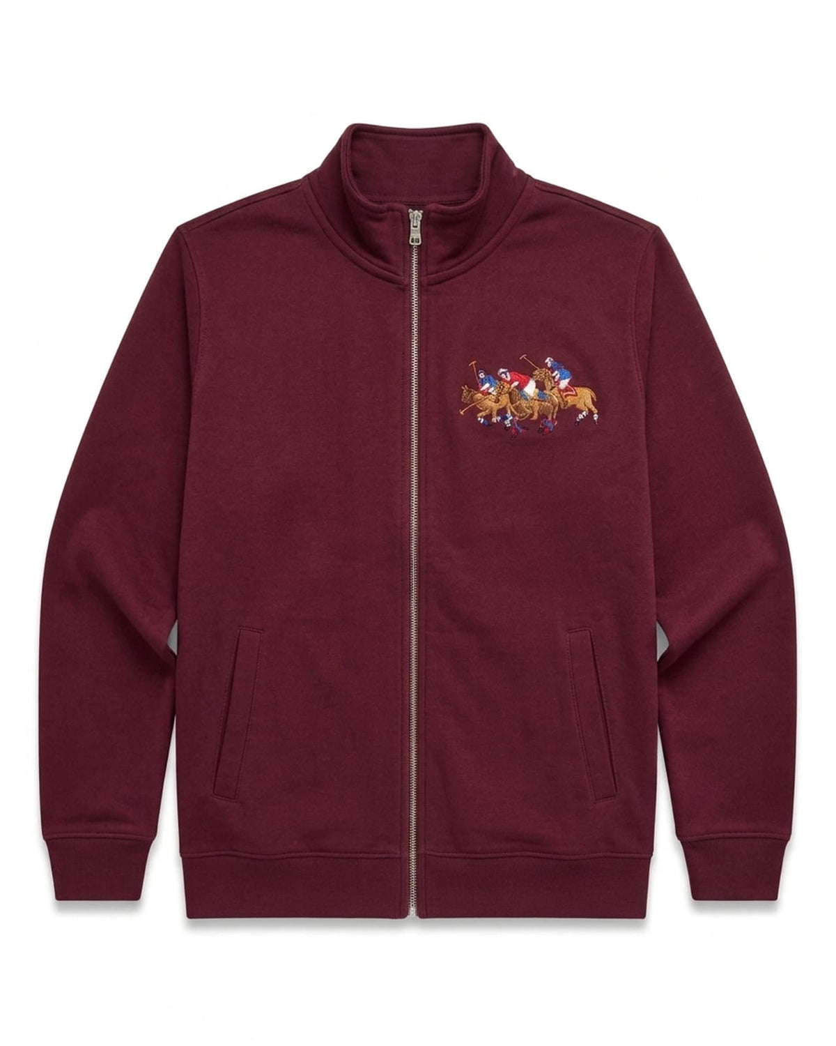 Premium Polo Mock Neck Zipper