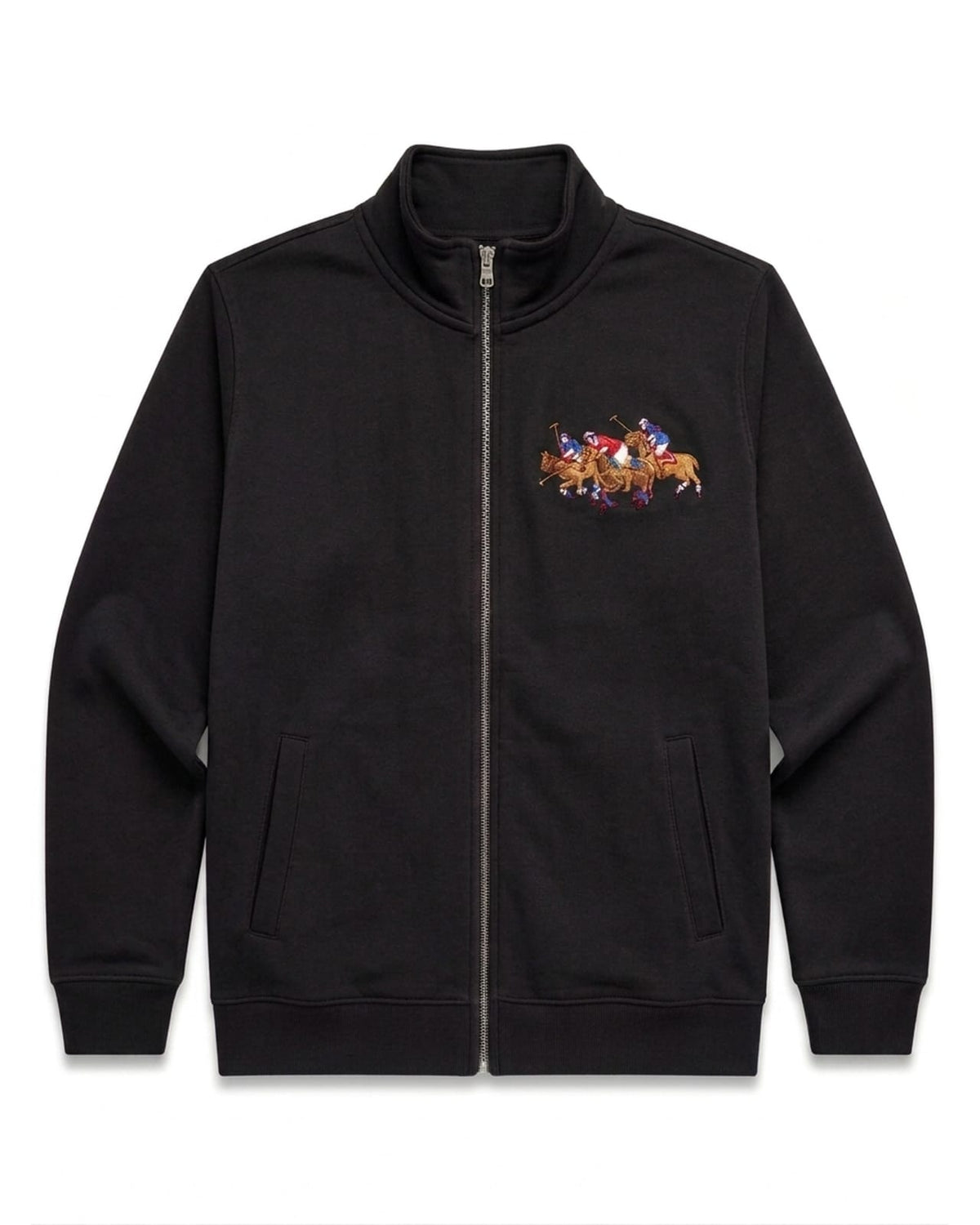 Premium Polo Mock Neck Zipper