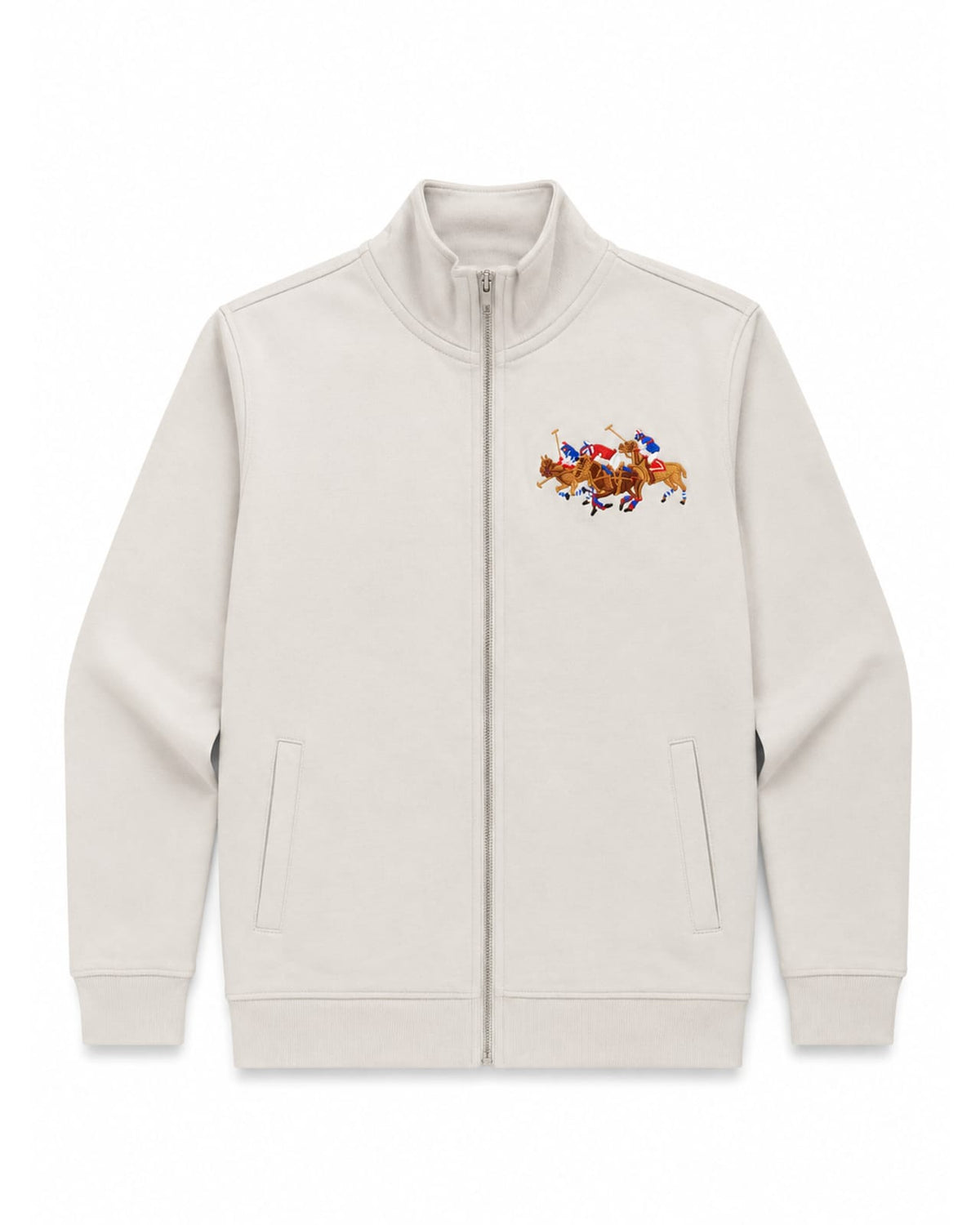 Premium Polo Mock Neck Zipper