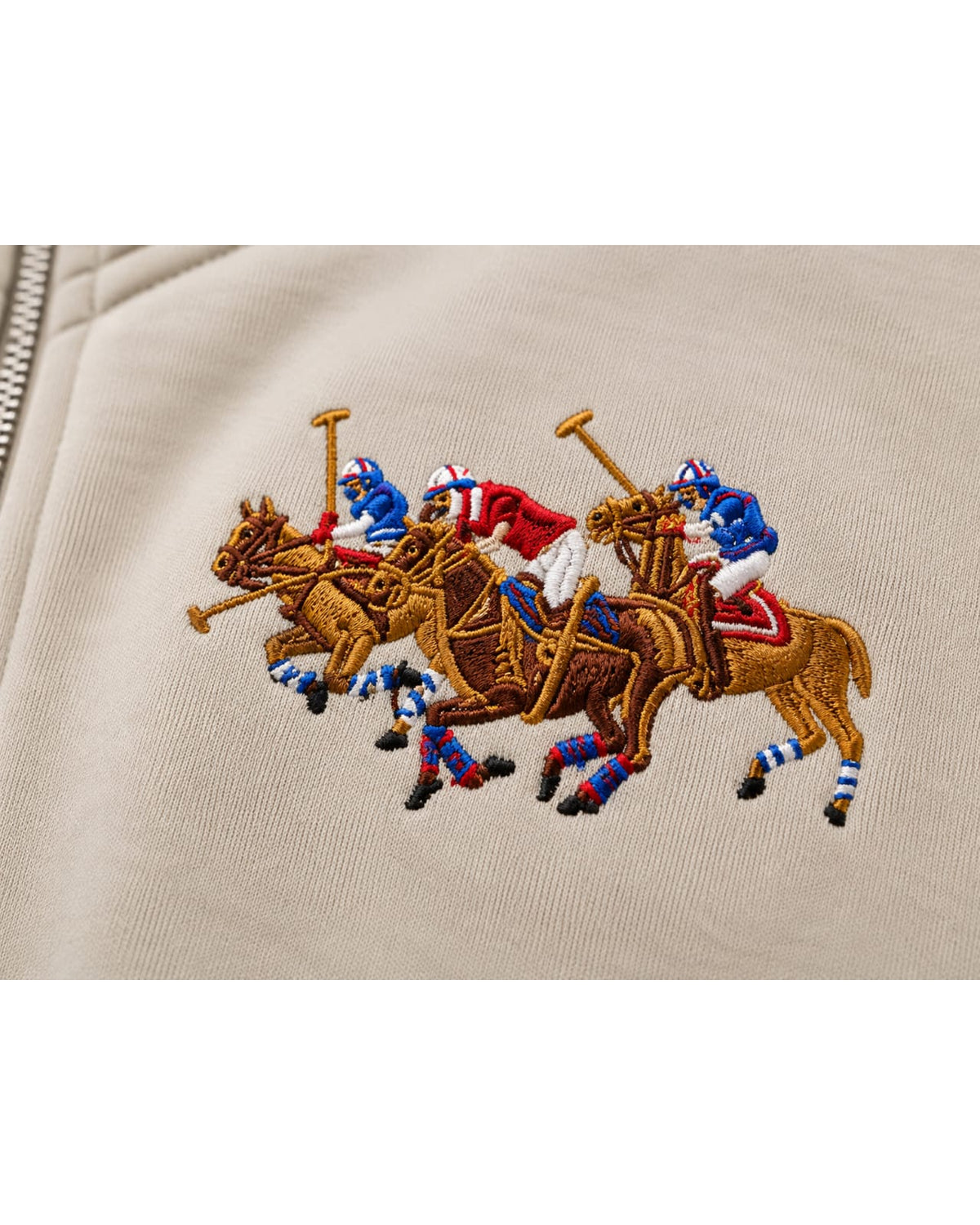 Premium Polo Mock Neck Zipper