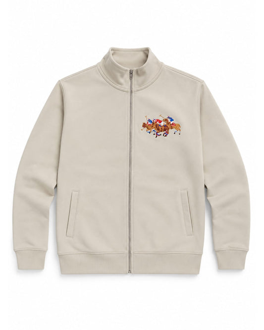 Premium Polo Mock Neck Zipper