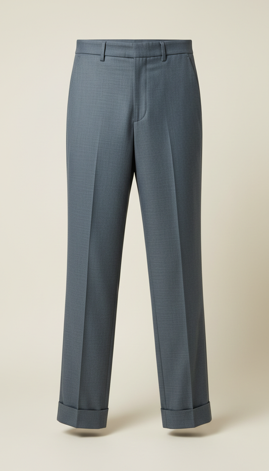 Gerade geschnittene Hose in Slate